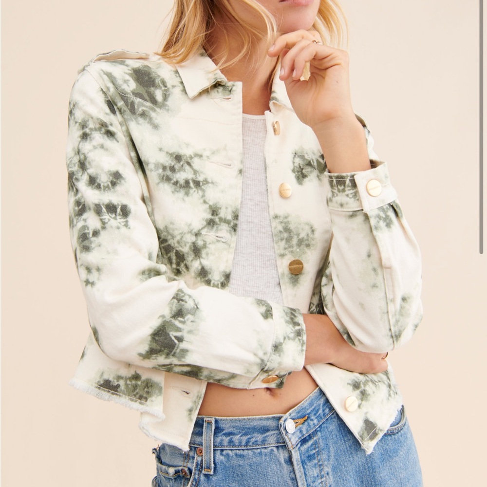 NWT - Sanctuary Tie-Dye Jean Jacket